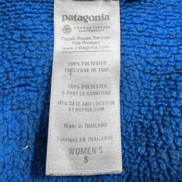 Patagonia Women's Better Sweater Quarter Zip Pullover Oasis Blue Size S - Picture 6 of 8